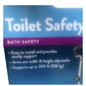 Walgreens Bath Safety Bedside Toilet - Supports up to 350 Pounds